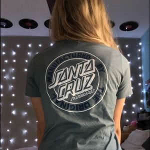 SANTA CRUZ - gray-blue tee